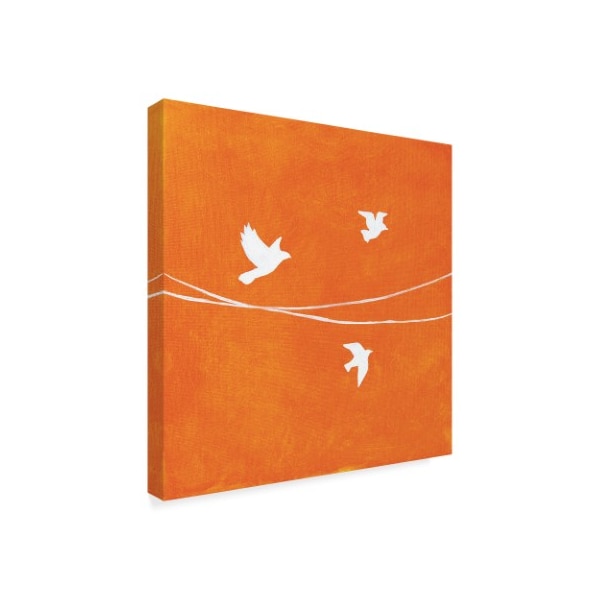 Nicole Dietz 'Spreading Wings Flying' Canvas Art,35x35